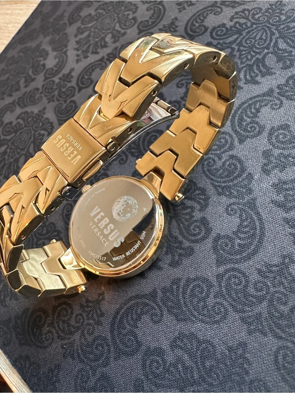 Versus Versace Gold-Tone Women's Bracelet Watch with White Dial